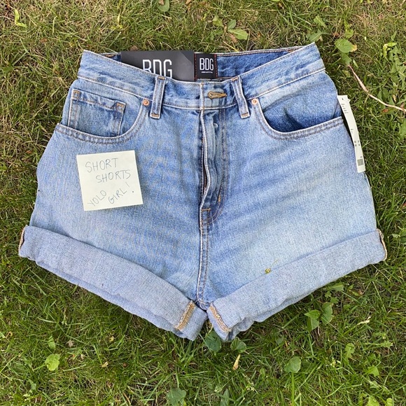 High rise jean shorts - Picture 1 of 4